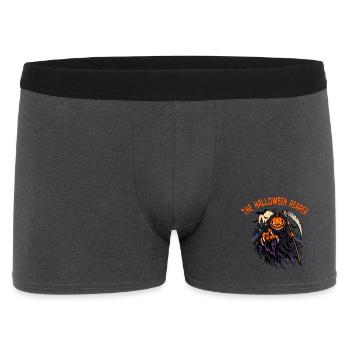 Reaper Pumpkin von Helfspawn - Männer Boxer Shorts - Anthrazit - Vorne