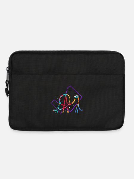 Turbulente Achterbahn Loopingbahn - Laptoptasche 13" - Schwarz