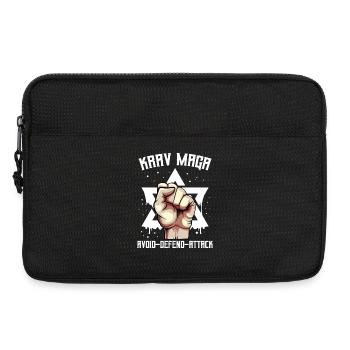 Krav Maga - Laptoptasche 13" - Schwarz - Vorne