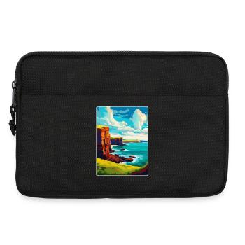 Orkneyinseln Schottland Großbritannien Reise Poster Souvenir - Laptoptasche 13" - Schwarz - Vorne