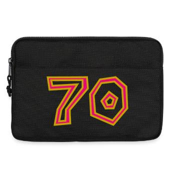 70. 70 JAHRE. 70-JÄHRIGES JUBILÄUM. 70-JÄHRIGES JUBILÄUM. - Laptoptasche 13" - Schwarz - Vorne