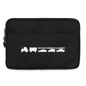 Ich und meine Follower - Bauer Traktor - Laptoptasche 13" - Schwarz - Vorne