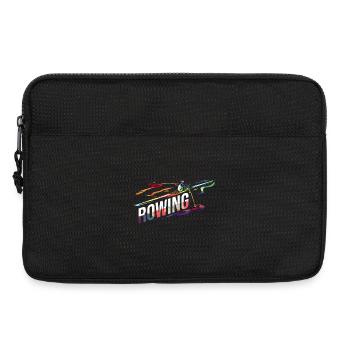 Flinker Ruderer Regattasieg - Laptoptasche 13" - Schwarz - Vorne