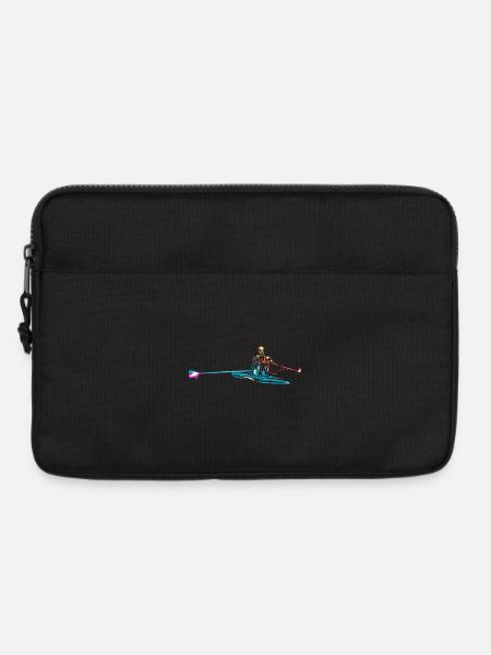 Ehrgeizige Rudermannschaft Zieleinlauf - Laptoptasche 13" - Schwarz