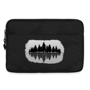 Forest - Forest Landscape Nature Trees - Laptop bag 13" - black - Front