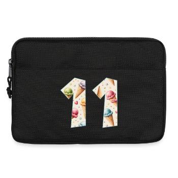 EISCREME NUMMER 11 JAHRE EIS 11. GEBURTSTAG - Laptoptasche 13" - Schwarz - Vorne