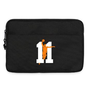 NUMÉRO 11 : 11E ANNIVERSAIRE DE BASKET-BALL - Sacoche pour ordinateur portable 13 pouces - noir - Devant