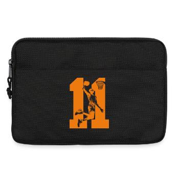 NUMMER 11 BASKETBALL 11. GEBURTSTAG - Laptoptasche 13" - Schwarz - Vorne