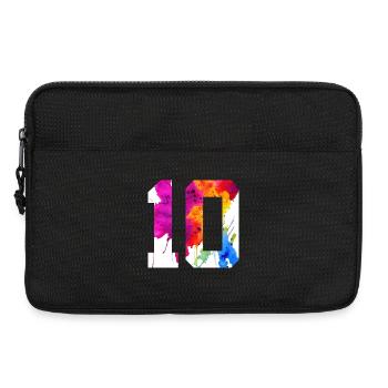 NUMÉRO 10 ANS 10E ANNIVERSAIRE - Sacoche pour ordinateur portable 13 pouces - noir - Devant