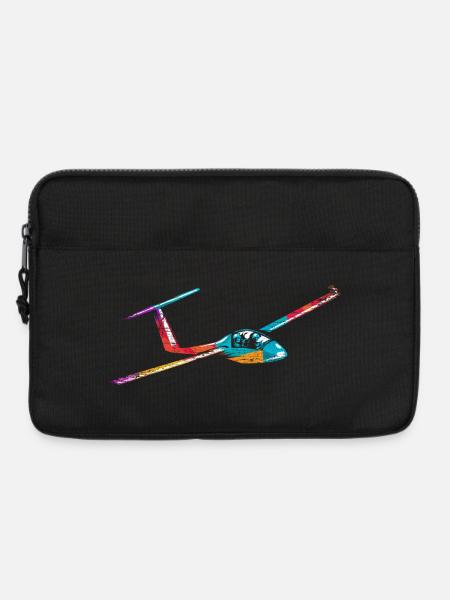 Kühner Segelflieger Thermikflug - Laptoptasche 13" - Schwarz
