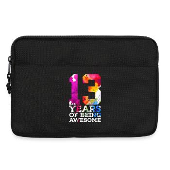 13 YEARS OF BEING AWESOME 13. GEBURTSTAG - Laptoptasche 13" - Schwarz - Vorne