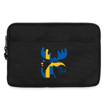 ELCH SCHWEDEN FLAGGE - Laptoptasche 13" - Schwarz - Vorne