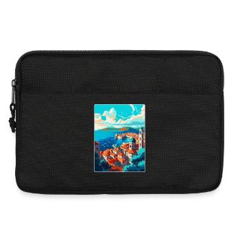 Dubrovnik Kroatien Vintage Reiseplakat Souvenir - Laptoptasche 13" - Schwarz - Vorne