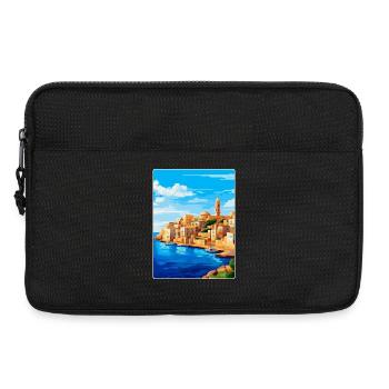 Malte Vintage Voyage Poster Souvenir WPA Souvenir - Sacoche pour ordinateur portable 13 pouces - noir - Devant