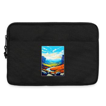 High Cup Nick Cumbria Affiche de voyage vintage WPA - Sacoche pour ordinateur portable 13 pouces - noir - Devant