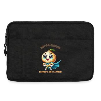 Superheld - Retter der Tränen - Laptoptasche 13" - Schwarz - Vorne