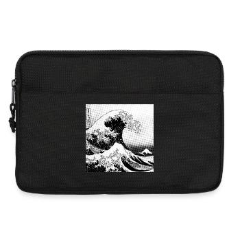 Japanische Welle Kanagawa Style bd - Laptoptasche 13" - Schwarz - Vorne