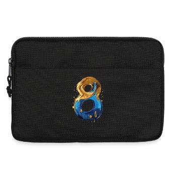 NR. 8 NUMMER 8 COOL 8. GEBURTSTAG - Laptoptasche 13" - Schwarz - Vorne