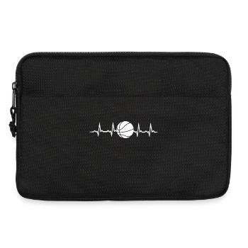 gift heartbeat basketball - Laptoptasche 13" - Schwarz - Vorne