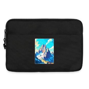 Dachstein Österreich Vintage Reiseplakat Souvenir - Laptoptasche 13" - Schwarz - Vorne