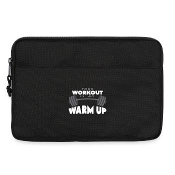 Hantel - Laptoptasche 13" - Schwarz - Vorne