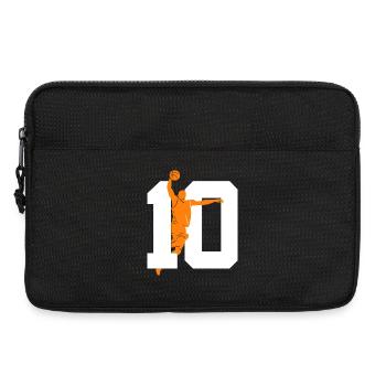 NUMÉRO 10 : 10E ANNIVERSAIRE DE BASKET-BALL - Sacoche pour ordinateur portable 13 pouces - noir - Devant
