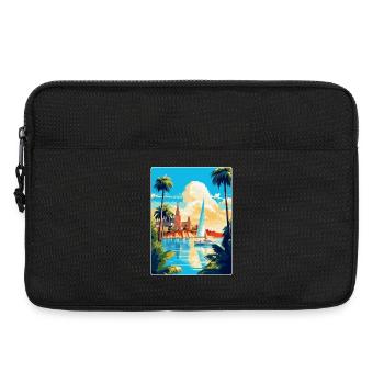 Palma De Mallorca Spanien Vintage Reiseplakat WPA - Laptoptasche 13" - Schwarz - Vorne