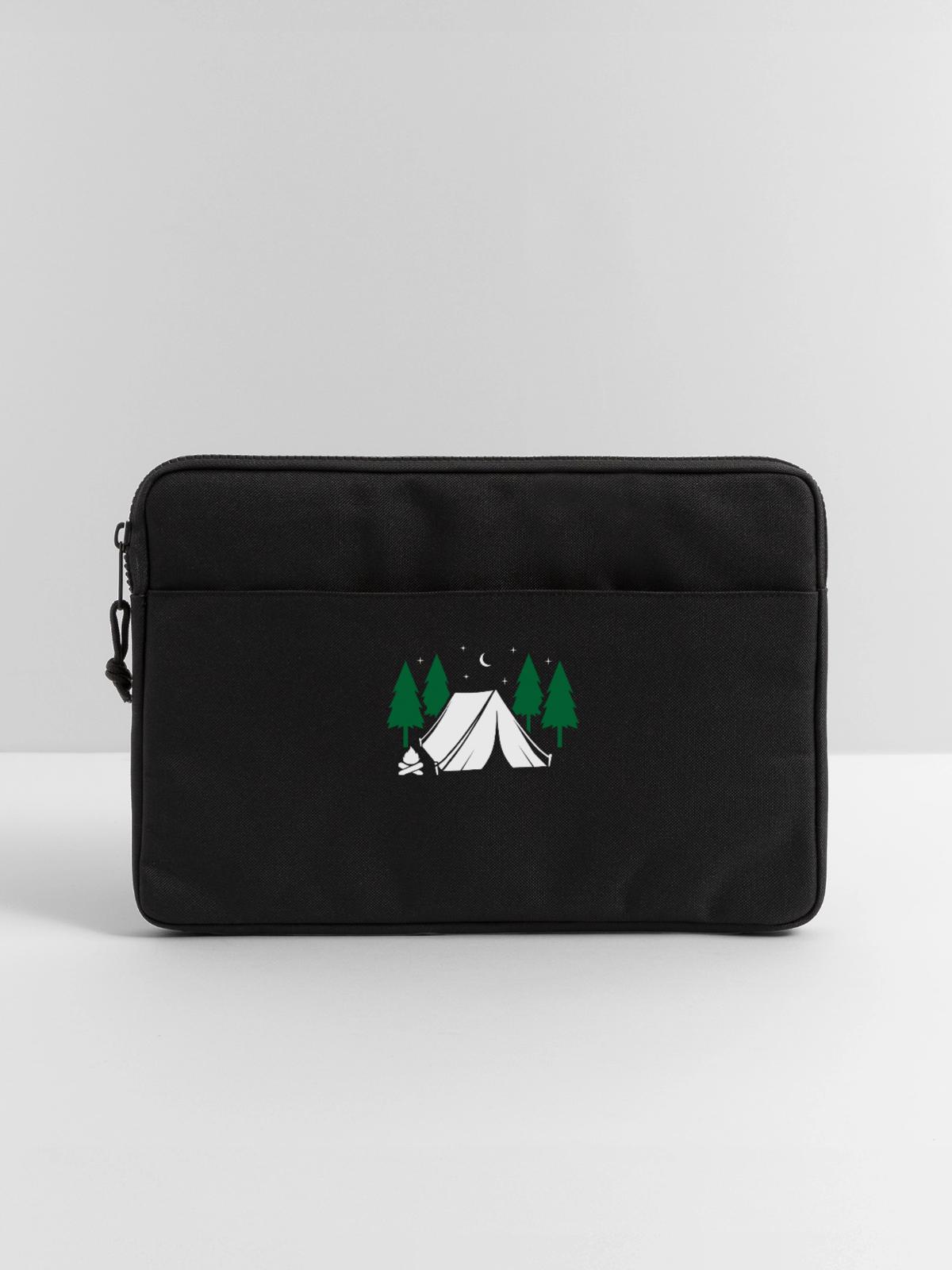 Zelt - Laptoptasche 13" - Schwarz - Vorne