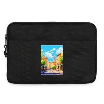 Aix En Provence Frankreich Vintage Reiseposter WPA - Laptoptasche 13" - Schwarz - Vorne