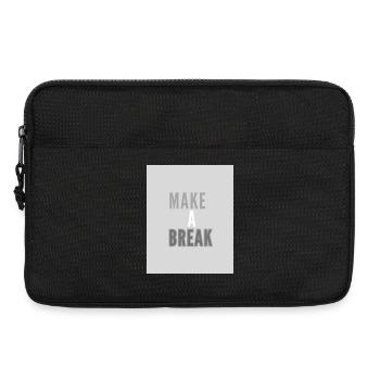 Pause - Laptoptasche 13" - Schwarz - Vorne