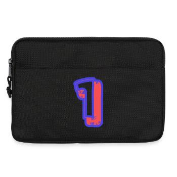 1. 1 JAHR. 1. JAHRESTAG. 1 JAHR GEBURTSTAG - Laptoptasche 13" - Schwarz - Vorne