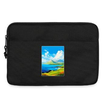 Isle Of Raasay Schottland Vereinigtes Königreich Vintage Reiseposter - Laptoptasche 13" - Schwarz - Vorne