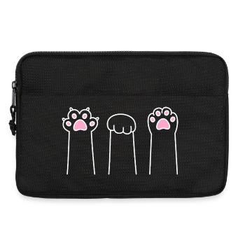 Cat Paw Game Cat Paws Scissors Stone Paper - Sacoche pour ordinateur portable 13 pouces - noir - Devant