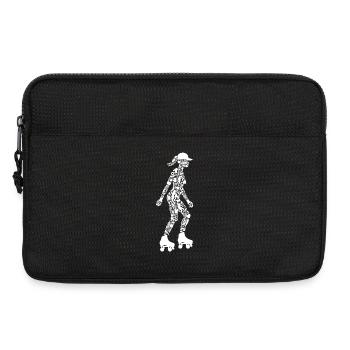 Rollschuh Mädchen Roller Skating Rollschuhe - Laptoptasche 13" - Schwarz - Vorne