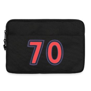 70. 70 JAHRE. 70-JÄHRIGES JUBILÄUM. 70-JÄHRIGES JUBILÄUM. - Laptoptasche 13" - Schwarz - Vorne