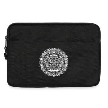 Techno Music Logo - Laptoptasche 13" - Schwarz - Vorne