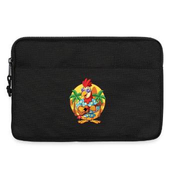 Lustige Hahn Cartoon Sommer Strand Sonnenbrille - Laptoptasche 13" - Schwarz - Vorne