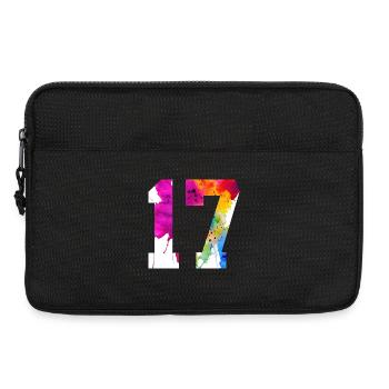 NUMMER 17 JAHRE ALT 17. GEBURTSTAG - Laptoptasche 13" - Schwarz - Vorne