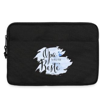 Opa du bist der Beste der Welt - Laptoptasche 13" - Schwarz - Vorne