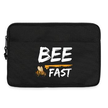 bee fast bees honey - Laptoptasche 13" - Schwarz - Vorne