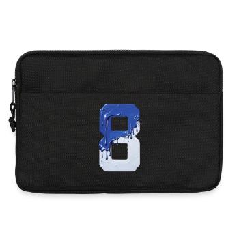 NR. 8 NUMMER 8 BLAU WEIß 8. GEBURTSTAG - Laptoptasche 13" - Schwarz - Vorne