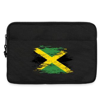Drapeau de la Jamaïque utilisé - Sacoche pour ordinateur portable 13 pouces - noir - Devant