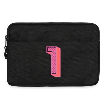 1. 1 JAHR. 1. JAHRESTAG. 1 JAHR GEBURTSTAG - Laptoptasche 13" - Schwarz - Vorne