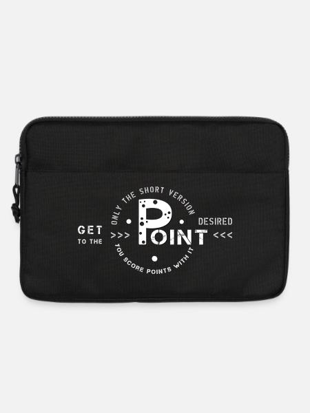 get to the point - Laptoptasche 13" - Schwarz