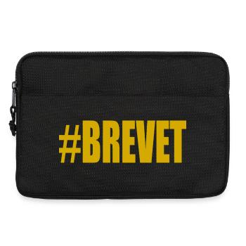 BAC. BACCALAUREAT. BREVET. DNB. EXAMEN. BRAVO - Sacoche pour ordinateur portable 13 pouces - noir - Devant
