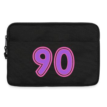 90. 90 JAHRE. 90-JÄHRIGES JUBILÄUM. 90-JÄHRIGES JUBILÄUM. - Laptoptasche 13" - Schwarz - Vorne