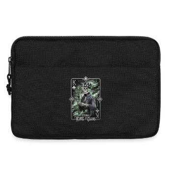 Éternel roi de trèfle - Sacoche pour ordinateur portable 13 pouces - noir - Devant