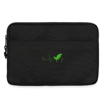 Vegan - Sacoche pour ordinateur portable 13 pouces - noir - Devant