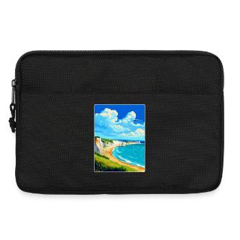 Isle Of Wight Vintage Reiseposter WPA Souvenir - Laptoptasche 13" - Schwarz - Vorne