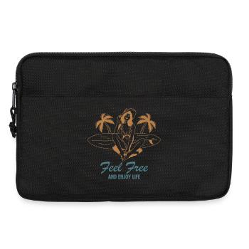Feel Free Summer - Laptoptasche 13" - Schwarz - Vorne